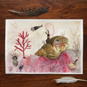 submersos em dias bárbaros - colagem