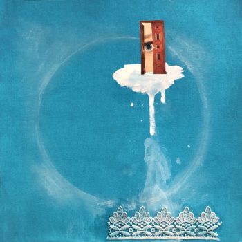 A espera do acaso derredor - Colagem pati peccin circulo porta nuvem