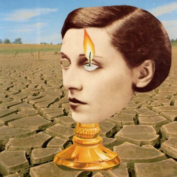 A Memória me Chama- Colagem manual sobre página de revista.