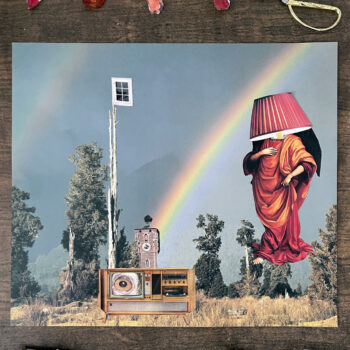 O telégrafo - colagem