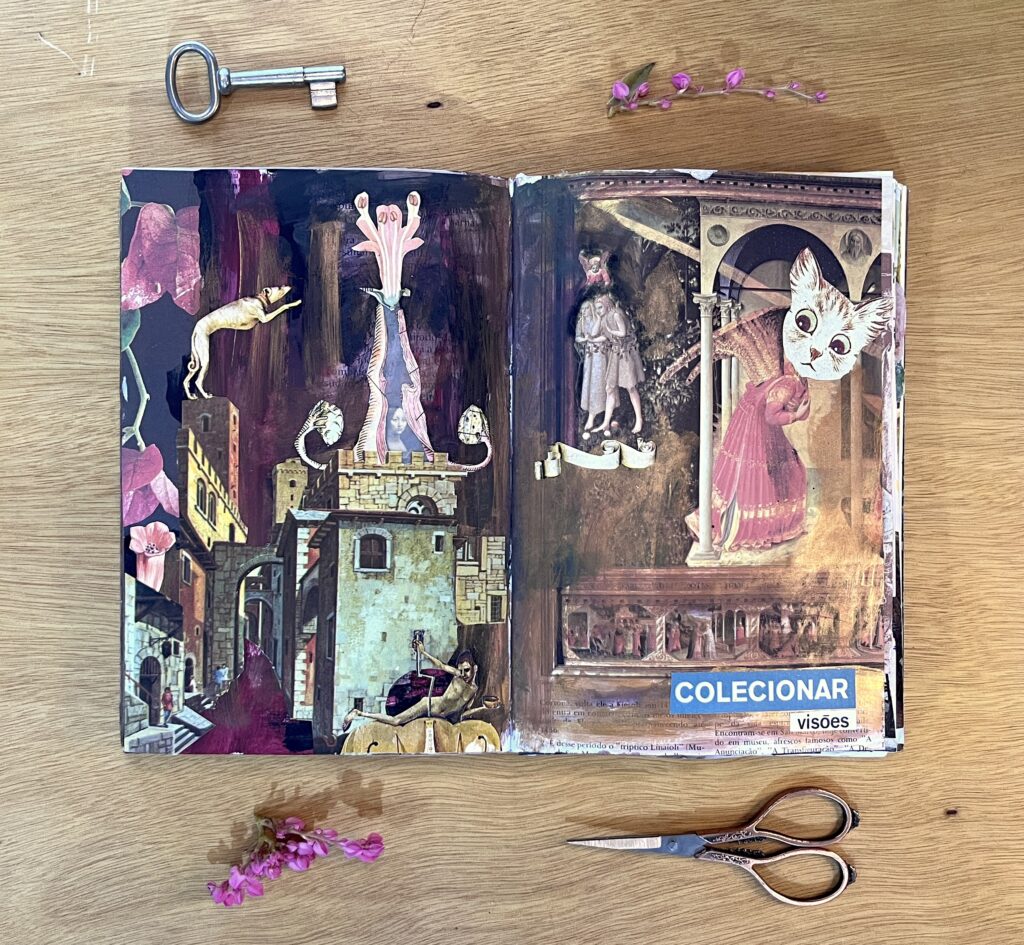 colagem junk journal pati peccin